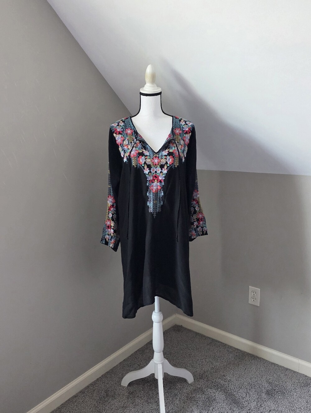 Johnny Was Tanyah Embroidered Dress